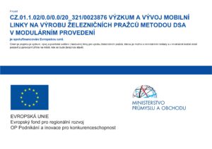 MPO ROZHODLO O POSKYTNUTÍ DOTACE CZ.01102/0.0/0.0/20_321/0023876